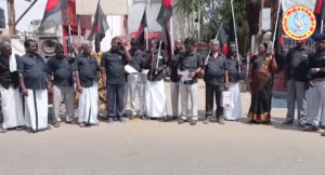 ஐஏஎஸ் , ஐபிஎஸ் , ஐஎப்எஸ் உள்ளிட்ட பதவிகளில் இடஒதுக்கீட்டை புறம்தள்ளி உயர் ஜாதியினருக்கு தாரைவார்க்கும் ஒன்றிய பாஜக , அரசை கண்டித்து திருவாரூரில் திமுகவினர் கண்டன ஆர்ப்பாட்டம் …